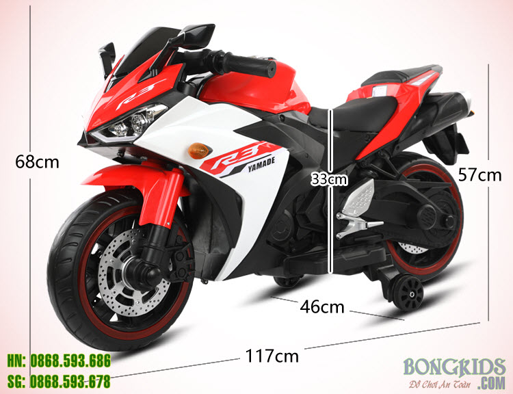 Xe máy điện cao cấp R3 cho bé
