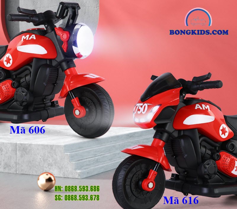 Đầu Xe máy điện trẻ em 606 Và Xe cho bé 616