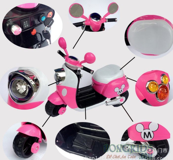 Thông số kỹ thuật xe máy điện Vespa dạng Mickey