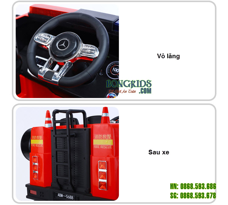 Xe ô tô điện trẻ em cảnh sát Police Mercedes ABM5688 Xe ô tô điện trẻ em cảnh sát Police Mercedes ABM5688