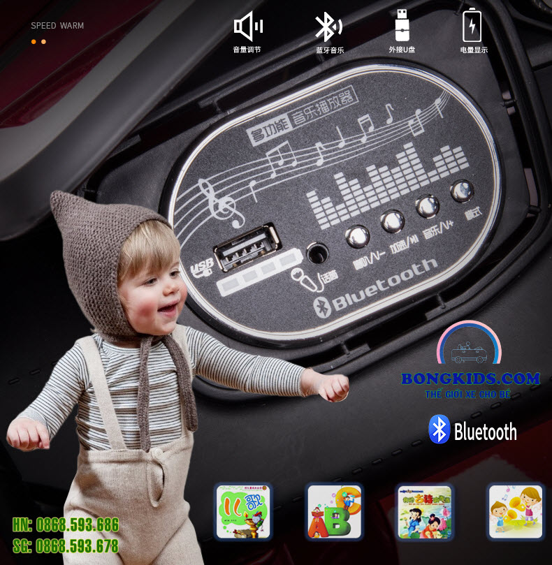 Xe ô tô điện trẻ em Lamborghini HD918
