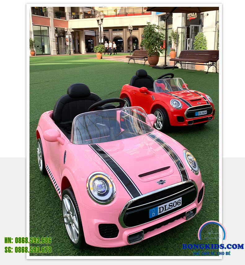 Xe ô tô điện trẻ em Mini Cooper DLS06