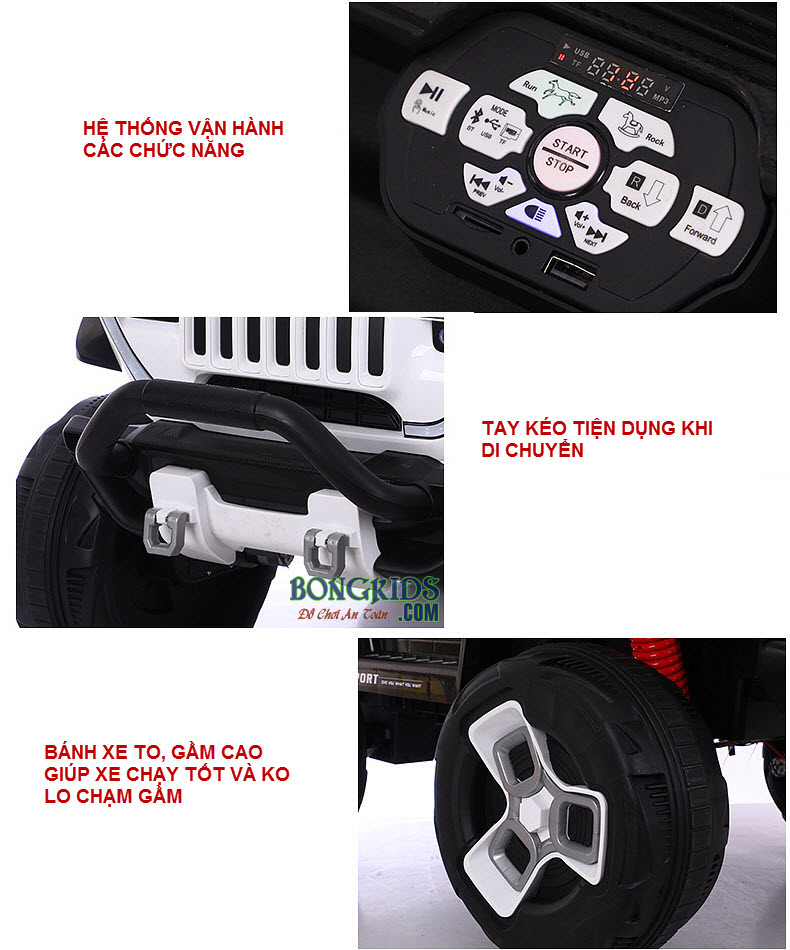 Xe ô tô điện trẻ em 2 động cơ BDQ1200
