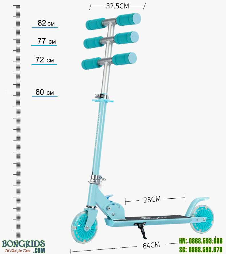 Xe trượt scooter 2 bánh cho bé